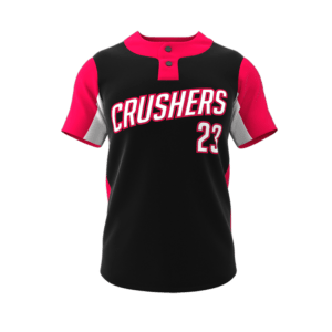 Phenom Short Sleeve 2-Button Men's Baseball Jersey