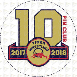 Wrestling Pin Patch   10