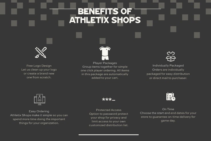 Athletix Shops Benefits