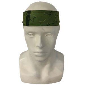 Military Camouflage Full-Color Printed Tie Headband